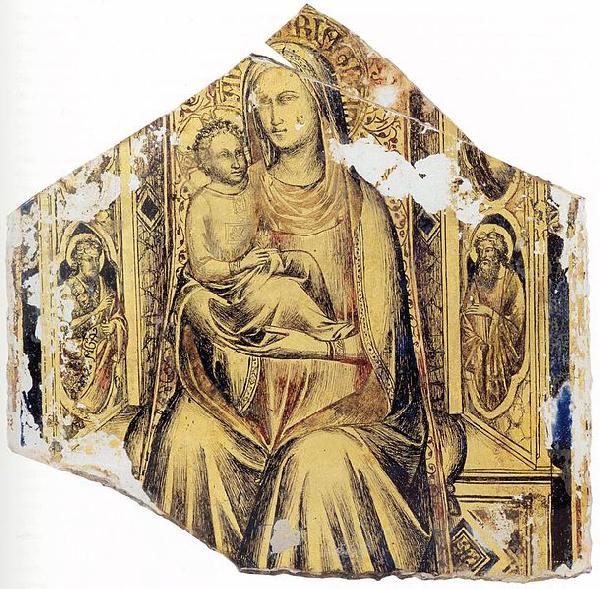 Lorenzo Monaco Virgin and Child Enthroned with Sts John the Baptist and John the Evangelist Germany oil painting art